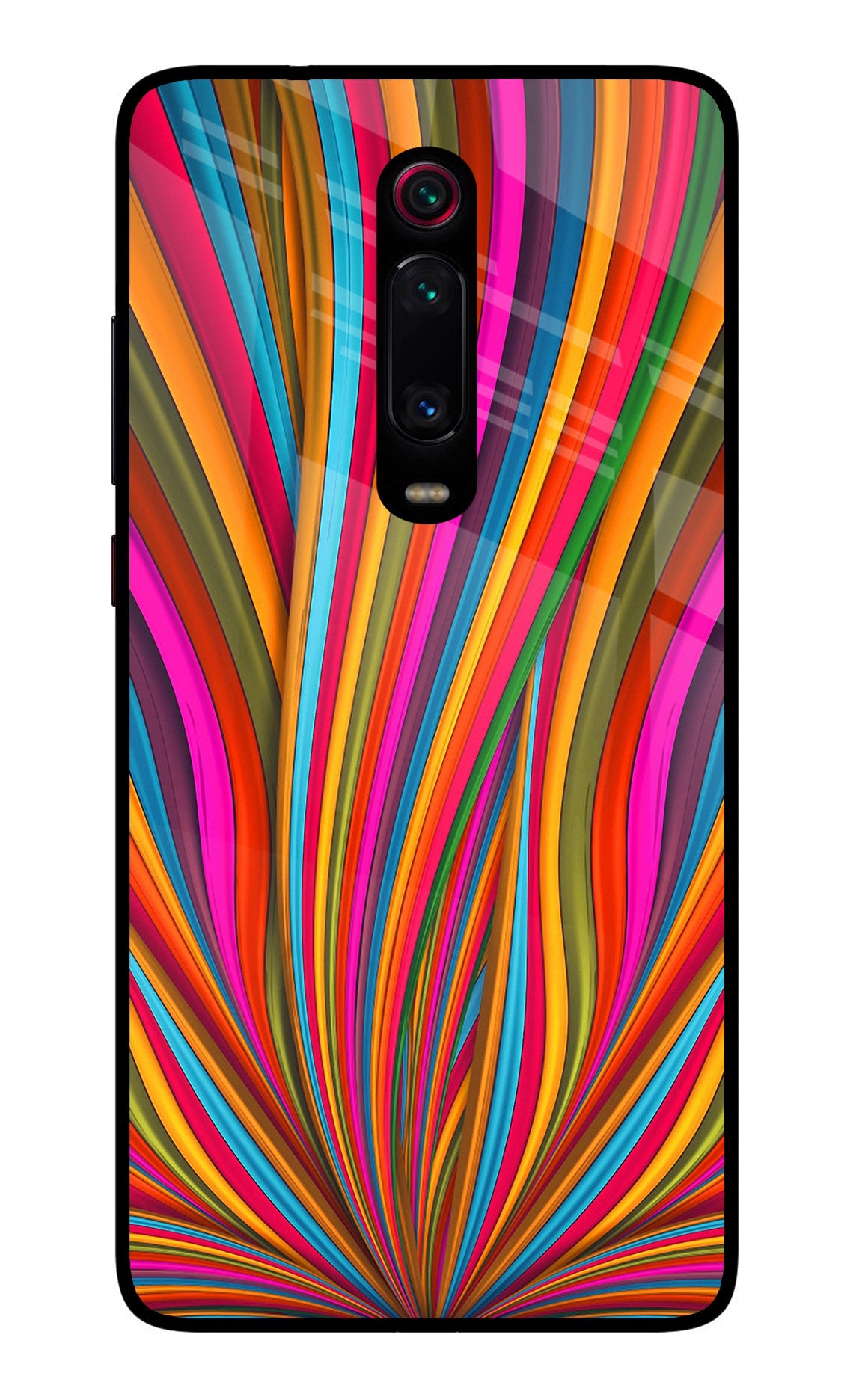 Trippy Wavy Redmi K20/K20 Pro Glass Case