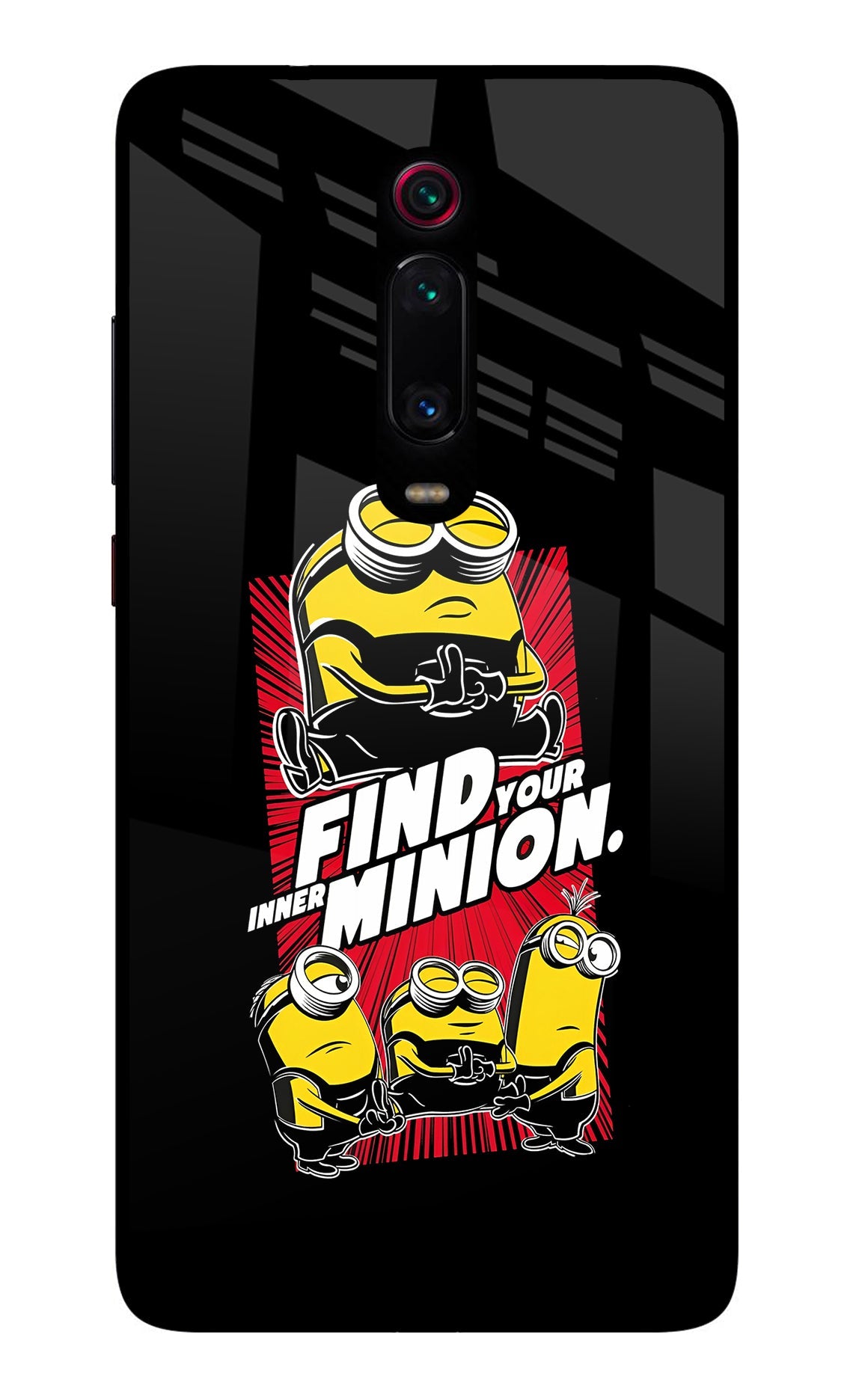 Find your inner Minion Redmi K20/K20 Pro Glass Case