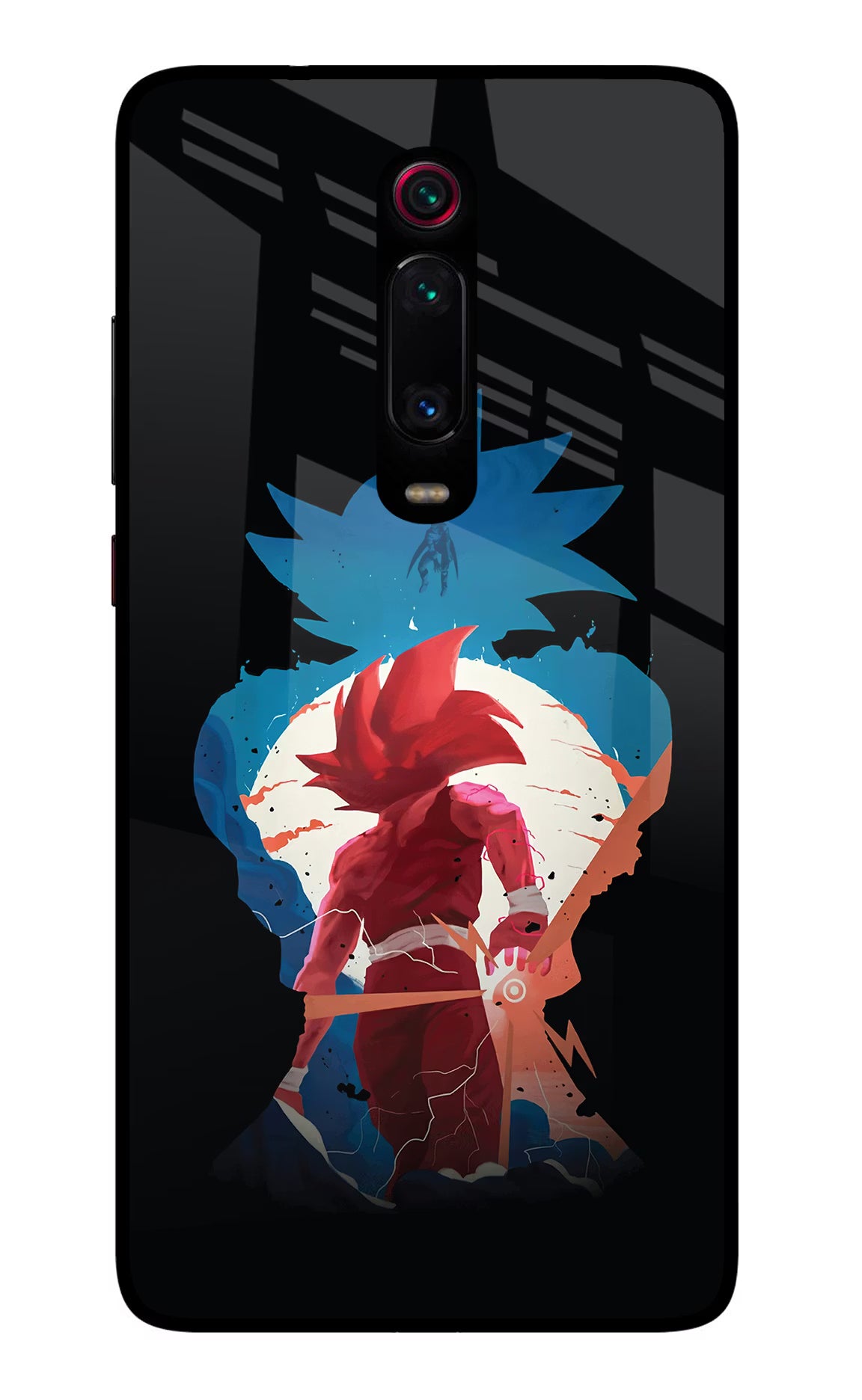 Goku Redmi K20/K20 Pro Glass Case Back Cover by Casekaro