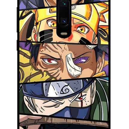 Naruto Character Redmi K20/K20 Pro Glass Case Back Cover by Casekaro