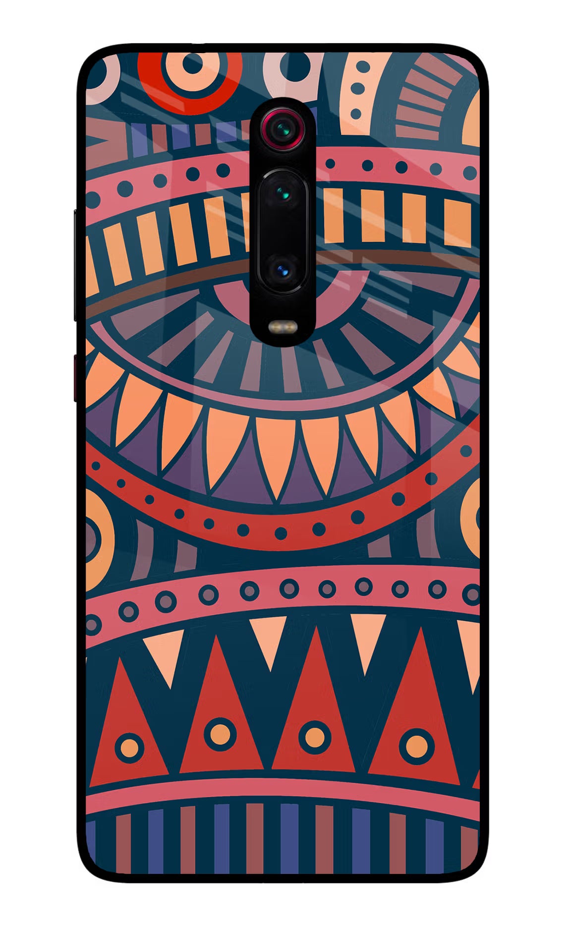African Culture Design Redmi K20/K20 Pro Glass Case Back Cover by Casekaro