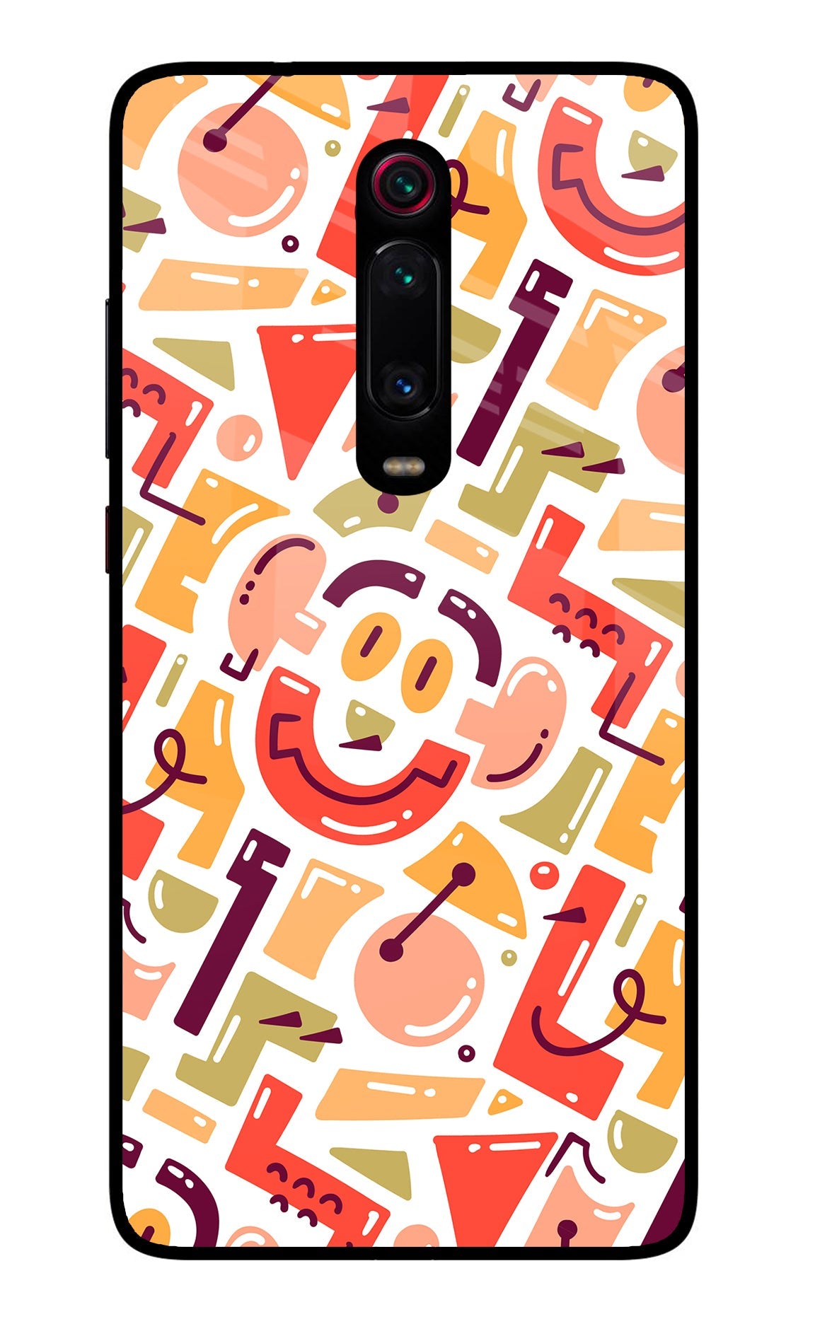 Doodle Pattern Redmi K20/K20 Pro Back Cover