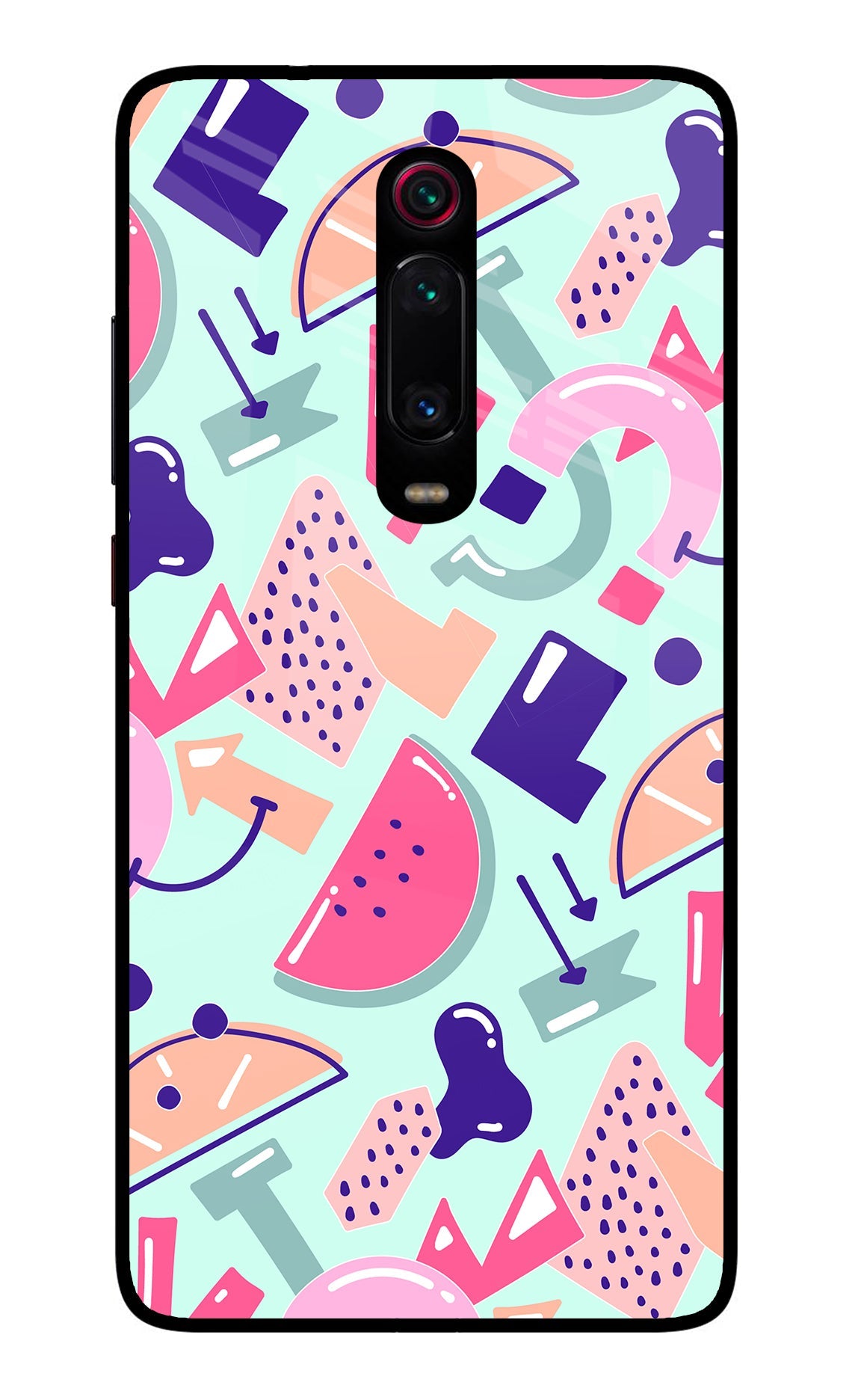 Doodle Pattern Redmi K20/K20 Pro Back Cover