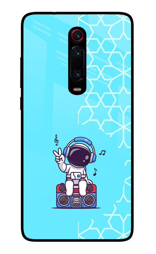 Cute Astronaut Chilling Redmi K20/K20 Pro Glass Case