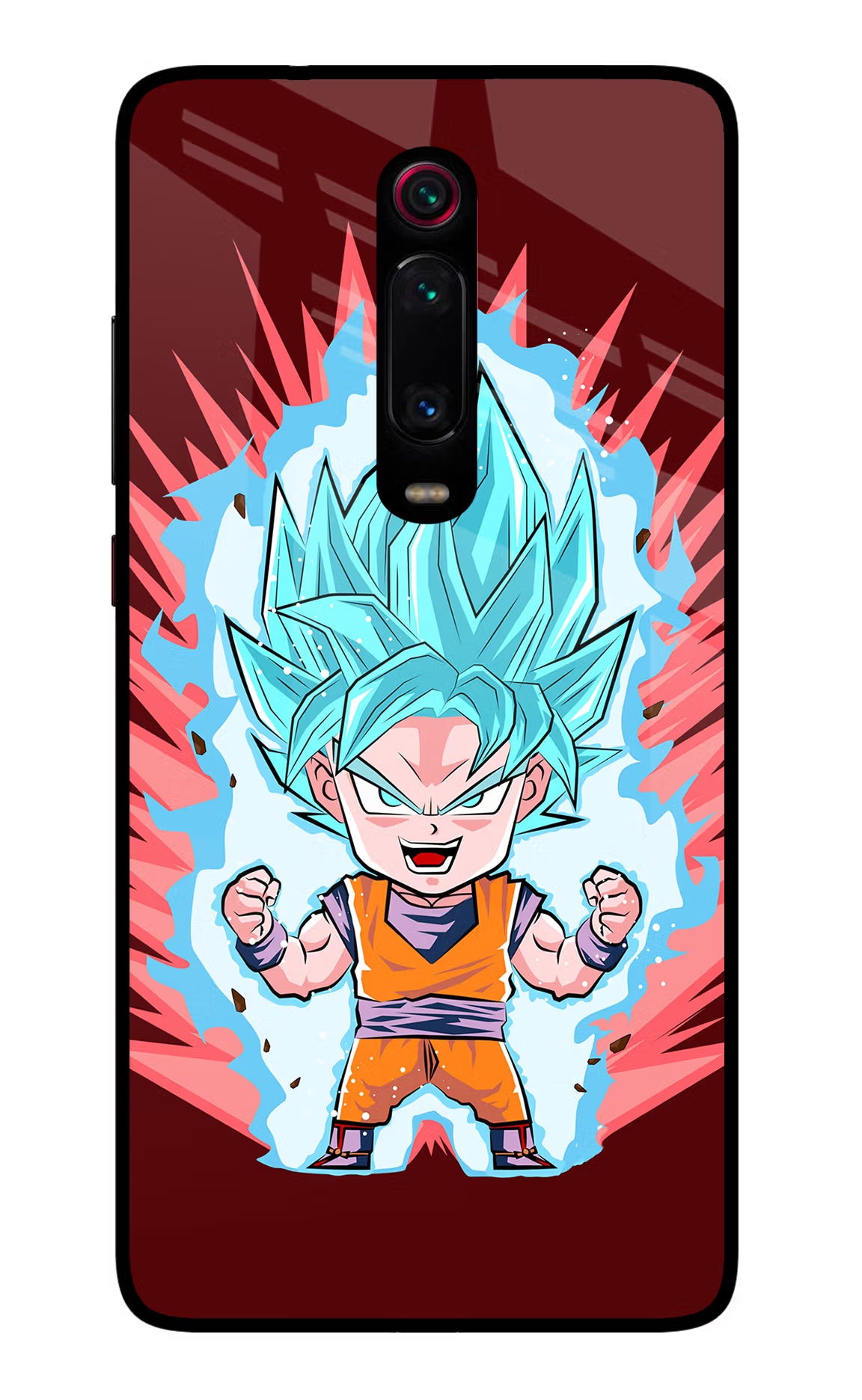 Goku Little Redmi K20/K20 Pro Glass Case Back Cover by Casekaro