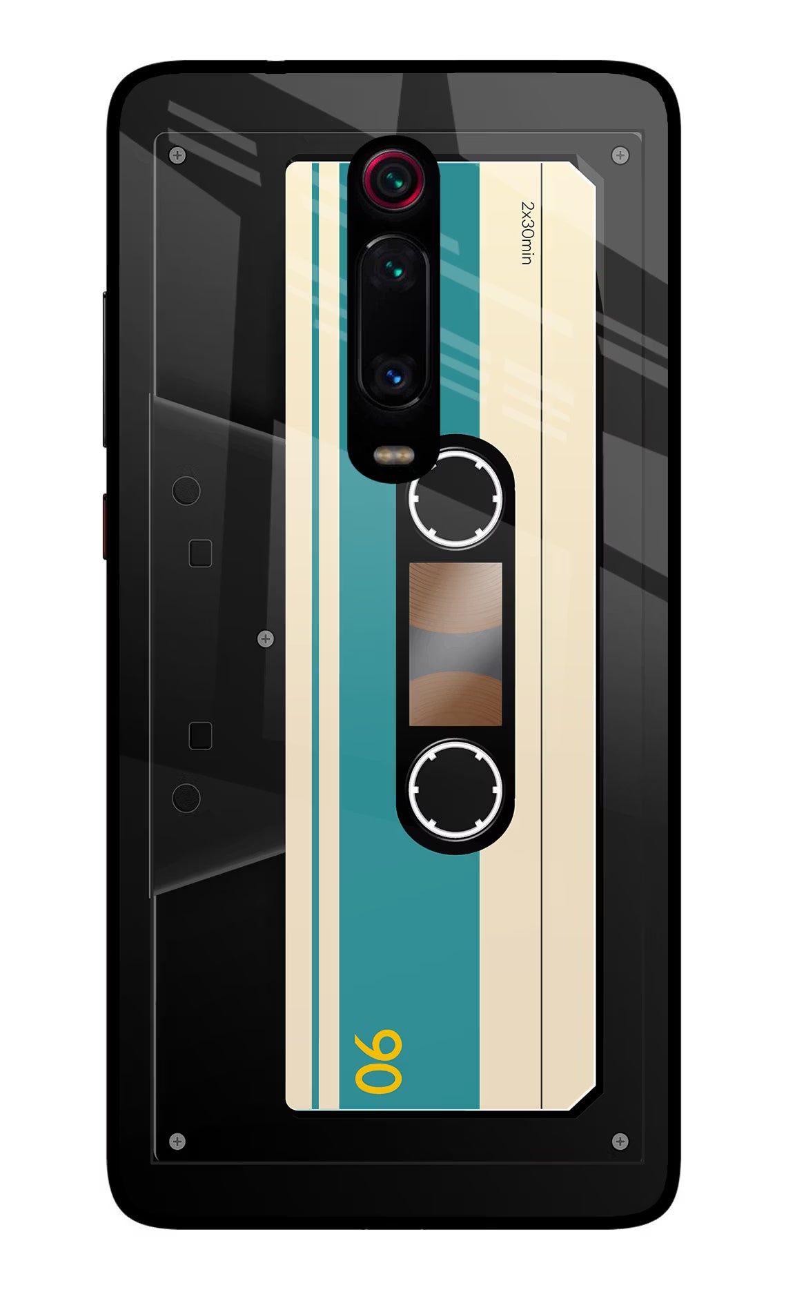 Cassette Redmi K20/K20 Pro Glass Case Back Cover by Casekaro