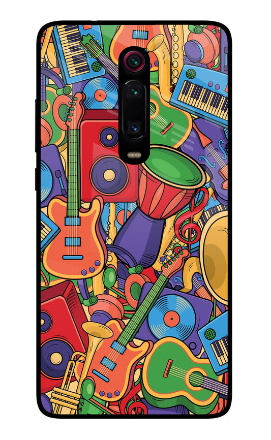 Music Instrument Doodle Redmi K20/K20 Pro Glass Case