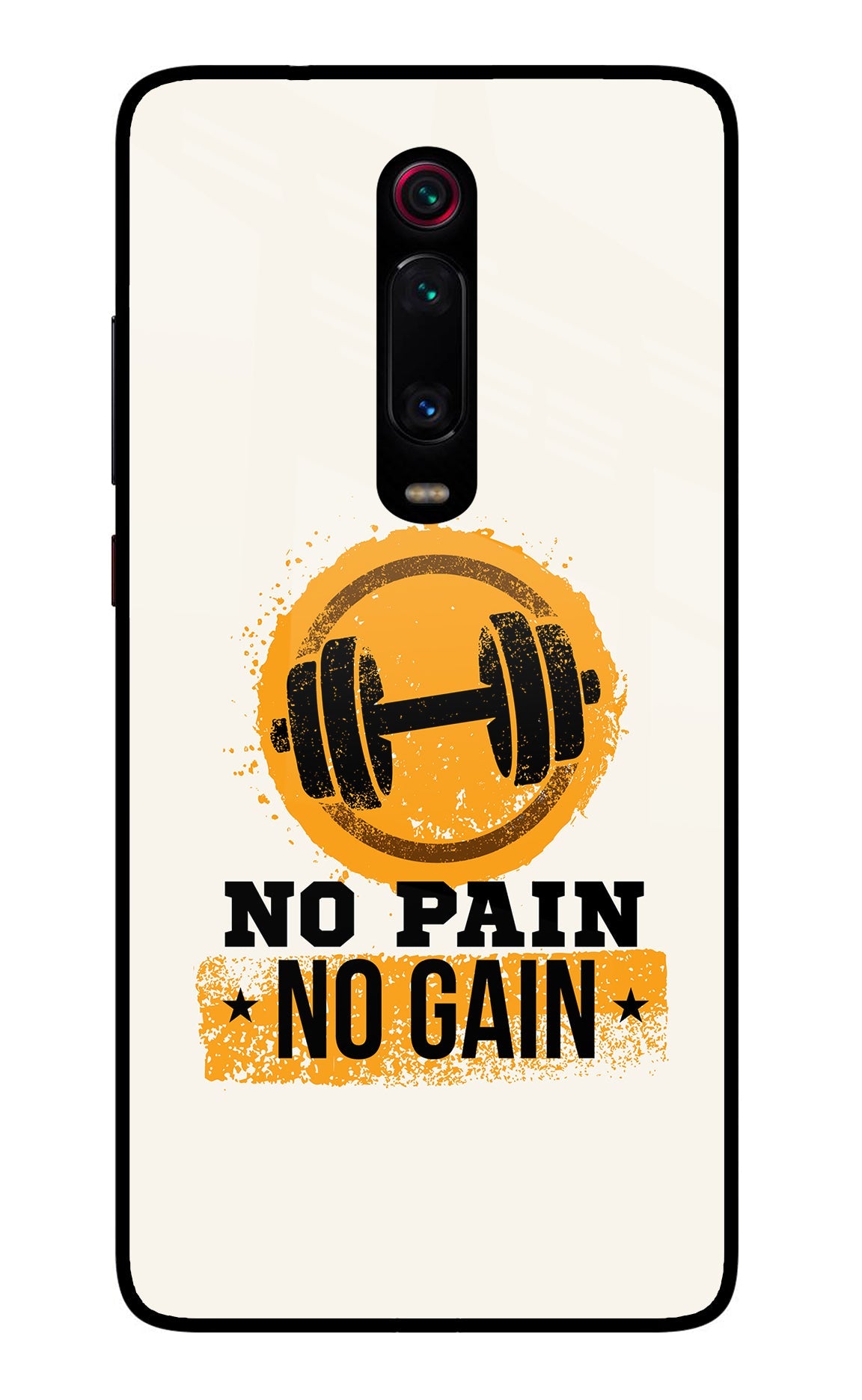 No Pain No Gain Redmi K20/K20 Pro Back Cover