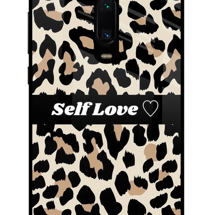 Leopard Print Self Love Redmi K20/K20 Pro Glass Case