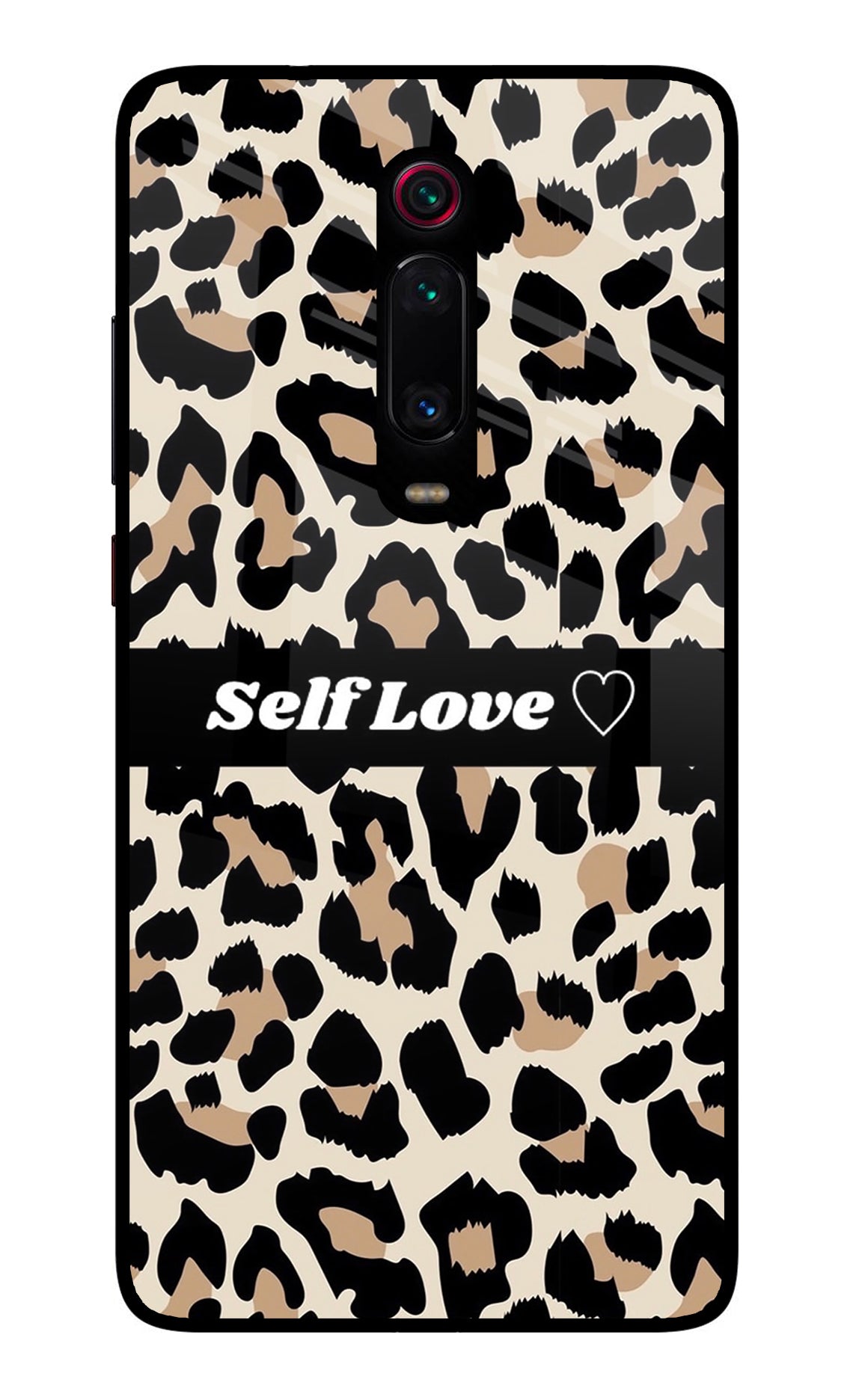 Leopard Print Self Love Redmi K20/K20 Pro Back Cover