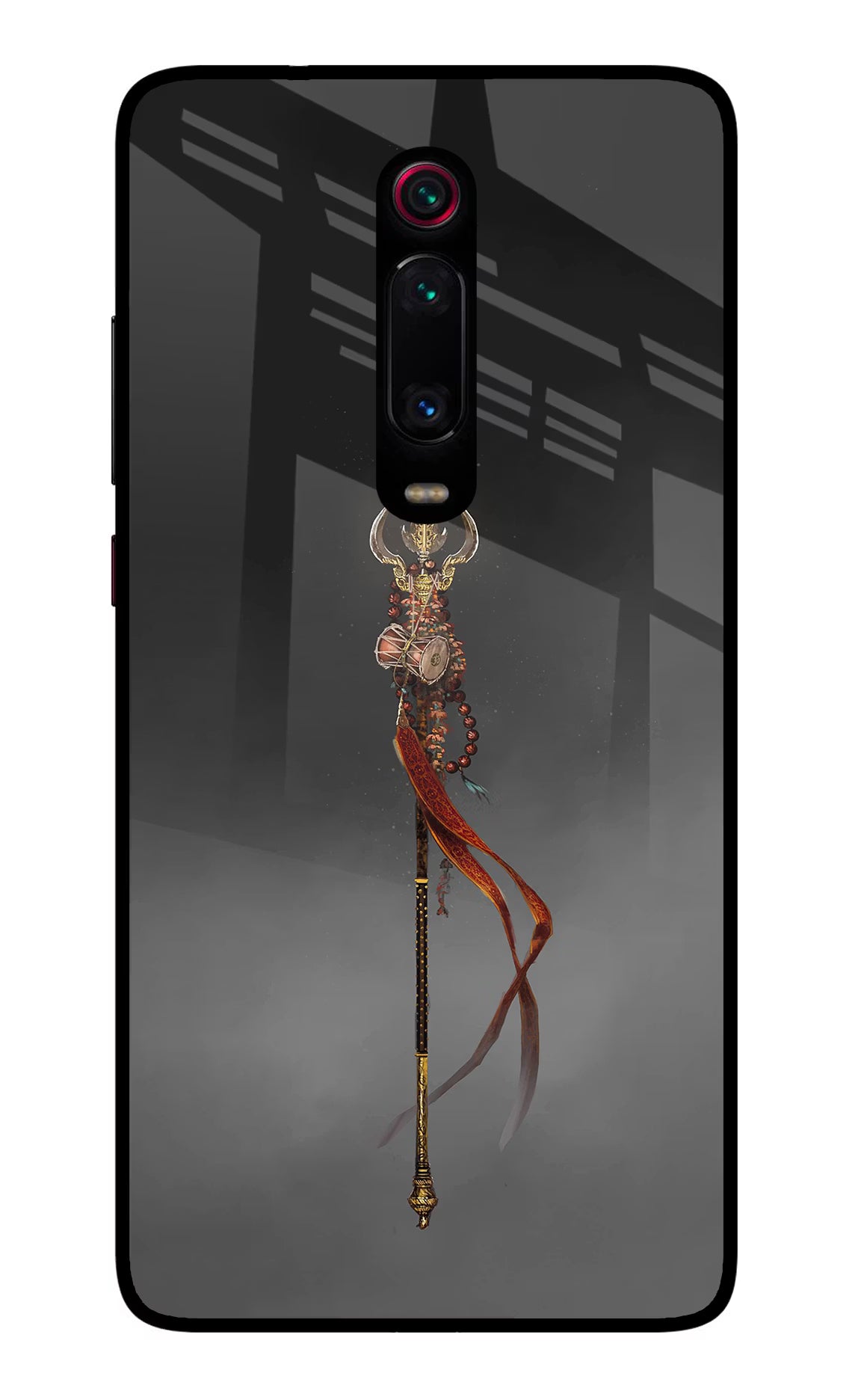 Shiv Trishul Redmi K20/K20 Pro Glass Case Back Cover by Casekaro