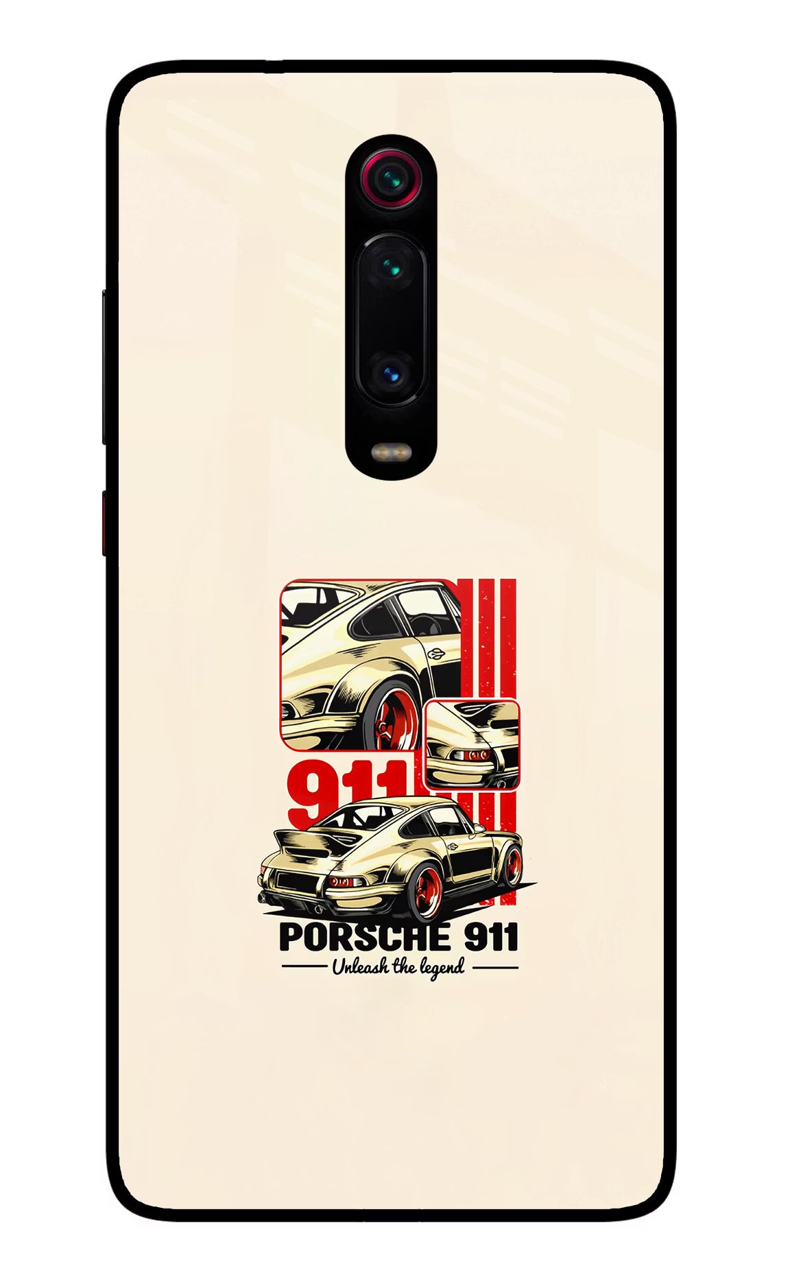 Classic Porsche 911 Redmi K20/K20 Pro Glass Case Back Cover by Casekaro