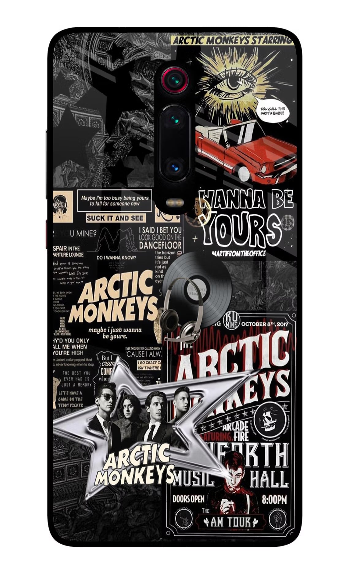 Arctic Monkeys Redmi K20/K20 Pro Glass Case Back Cover by Casekaro