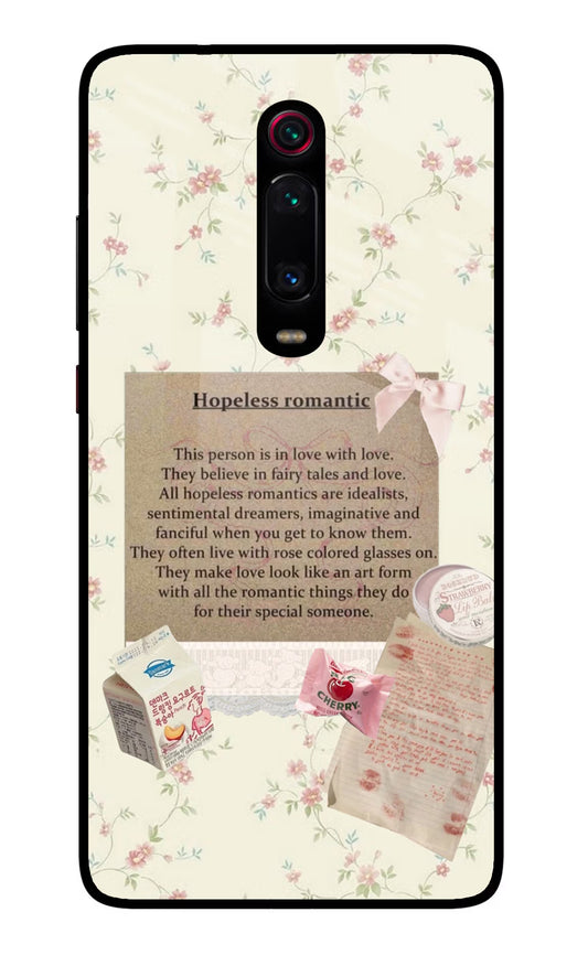 Hopeless Romantic Redmi K20/K20 Pro Glass Case