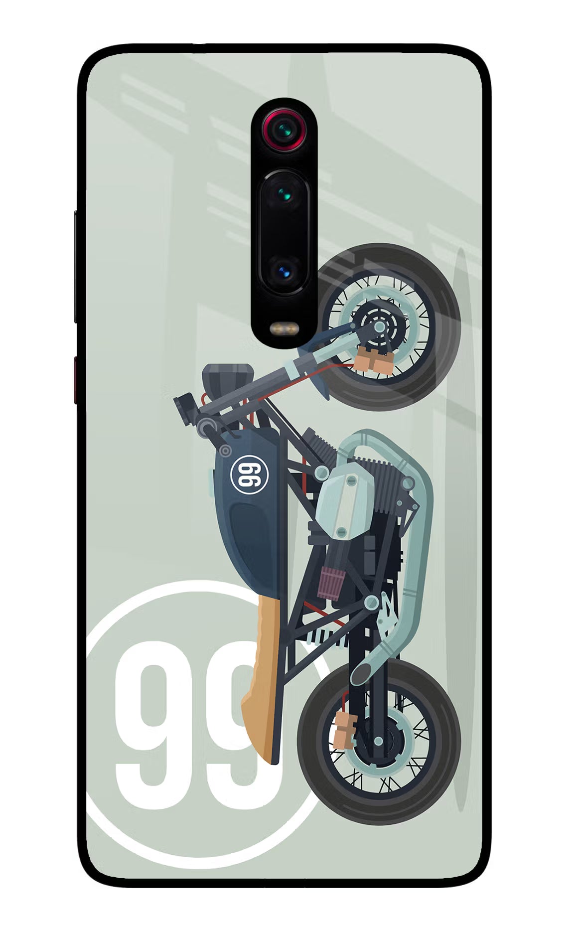 Classic Cafe Racer 99 Redmi K20/K20 Pro Glass Case