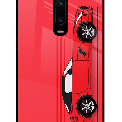 Red Velocity Redmi K20/K20 Pro Glass Case