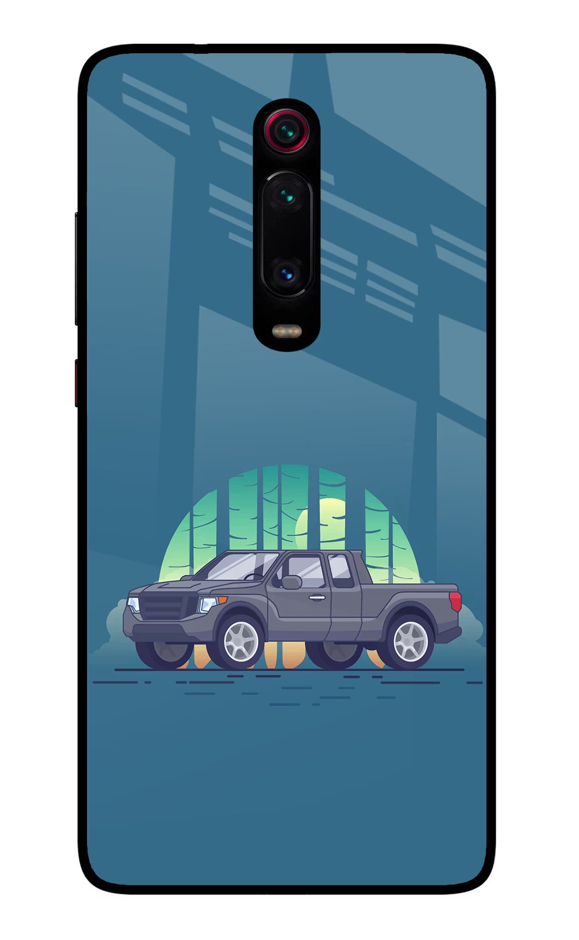 Retro Garage Vibe Redmi K20/K20 Pro Glass Case