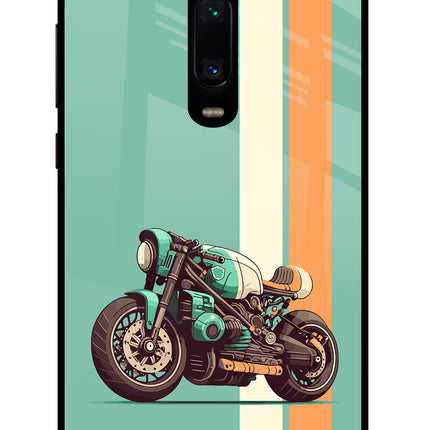 Striped Moto Drift Redmi K20/K20 Pro Glass Case