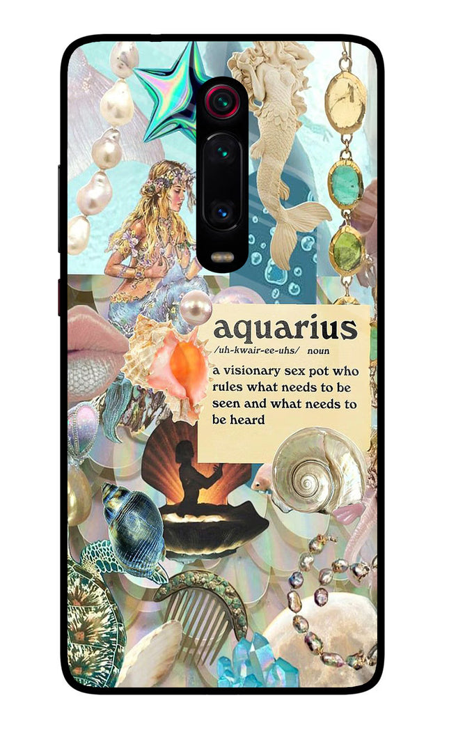 Aquarius Zodiac Redmi K20/K20 Pro Glass Case