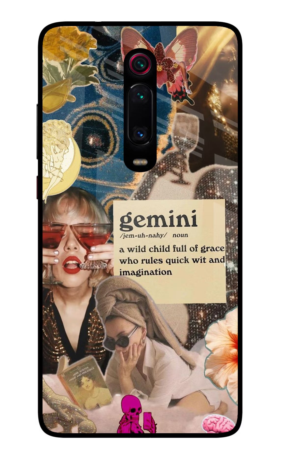 Gemini Zodiac Redmi K20/K20 Pro Glass Case Back Cover by Casekaro