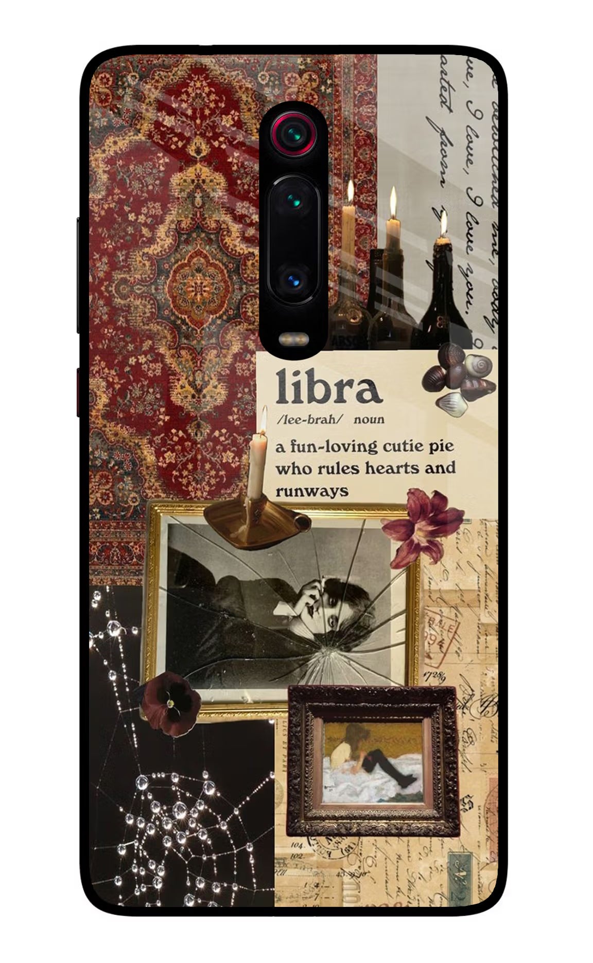 Libra Zodiac Redmi K20/K20 Pro Glass Case Back Cover by Casekaro