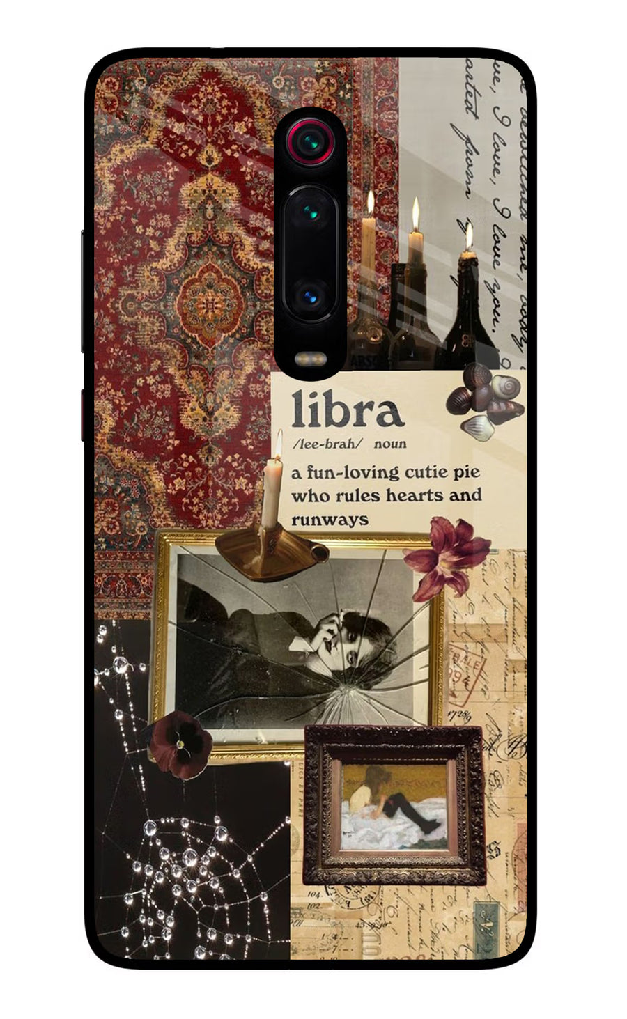 Libra Zodiac Redmi K20/K20 Pro Back Cover, Glass case