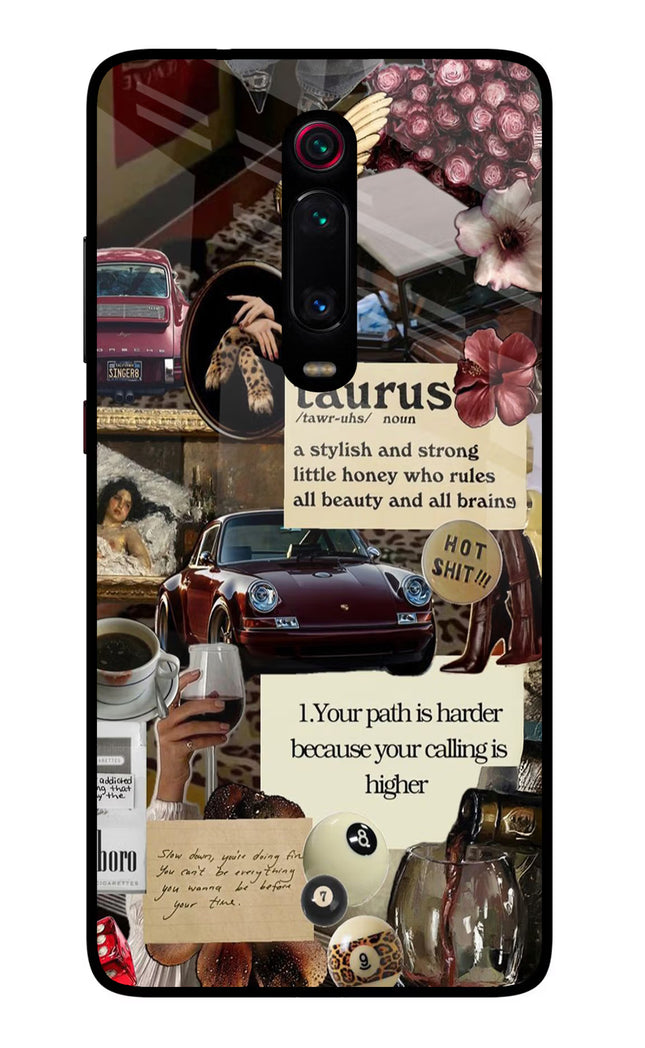 Taurus Zodiac Redmi K20/K20 Pro Glass Case