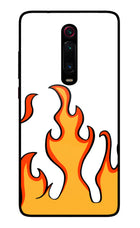 Fired Up – White Redmi K20/K20 Pro Glass Case