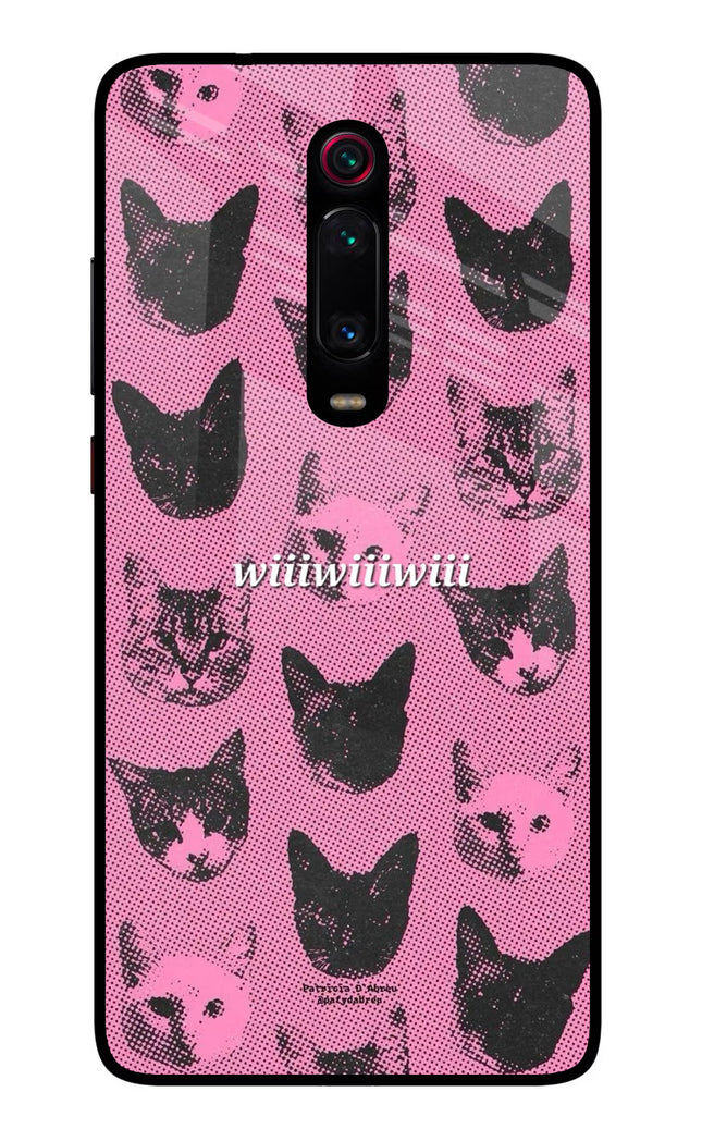 Pink Cats Redmi K20/K20 Pro Glass Case