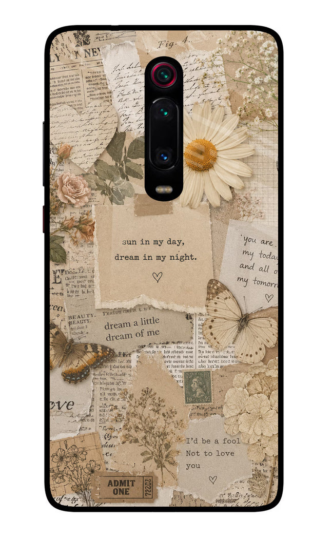 Vintage case Redmi K20/K20 Pro Glass Case