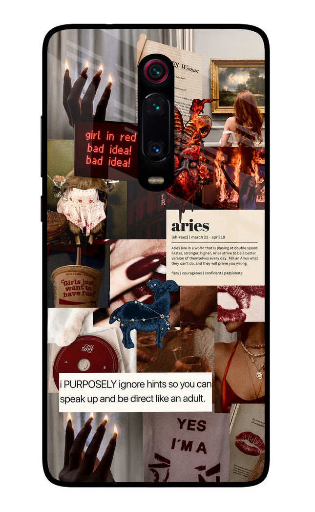 Zodiac Aries Redmi K20/K20 Pro Glass Case