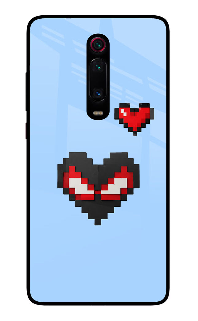 Peter Heart Redmi K20/K20 Pro Glass Case