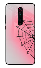 Pink Web Redmi K20/K20 Pro Glass Case