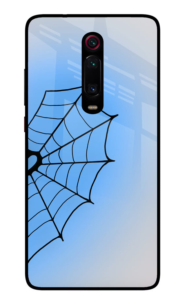 Blue Web Redmi K20/K20 Pro Glass Case