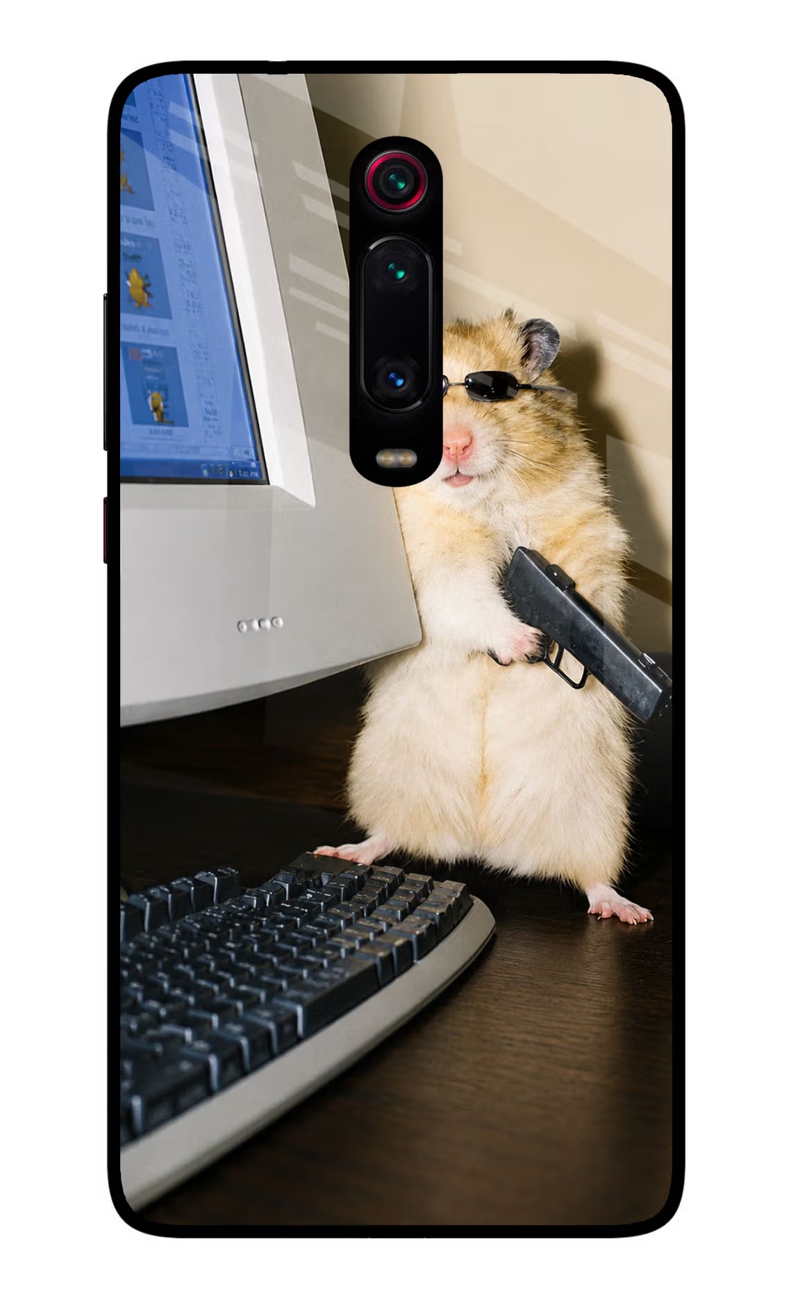 Hacker Hamster Redmi K20/K20 Pro Glass Case