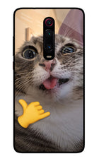 Silly Cat Call Redmi K20/K20 Pro Glass Case