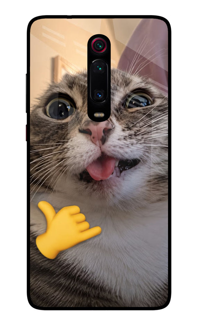 Silly Cat Call Redmi K20/K20 Pro Glass Case