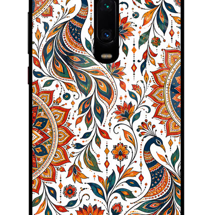 White Mayura Redmi K20/K20 Pro Glass Case