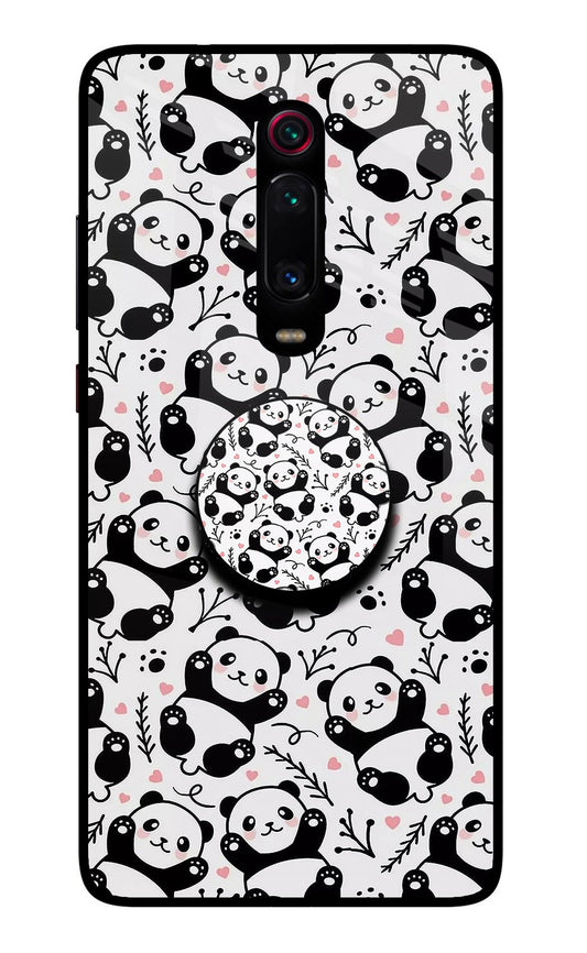 Cute Panda Redmi K20/K20 Pro Glass Case