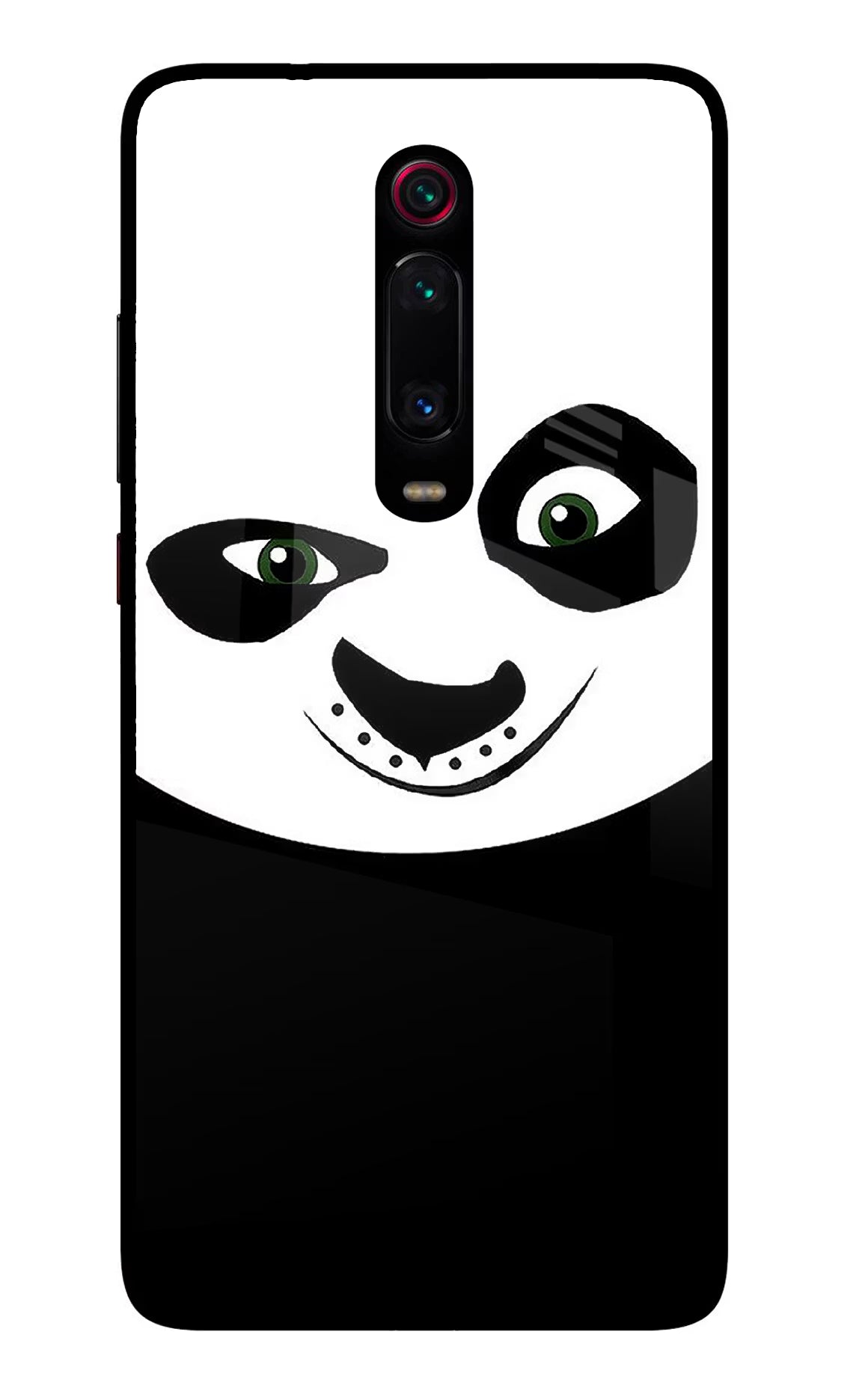 Panda Redmi K20 Pro Glass Case Back Cover by Casekaro