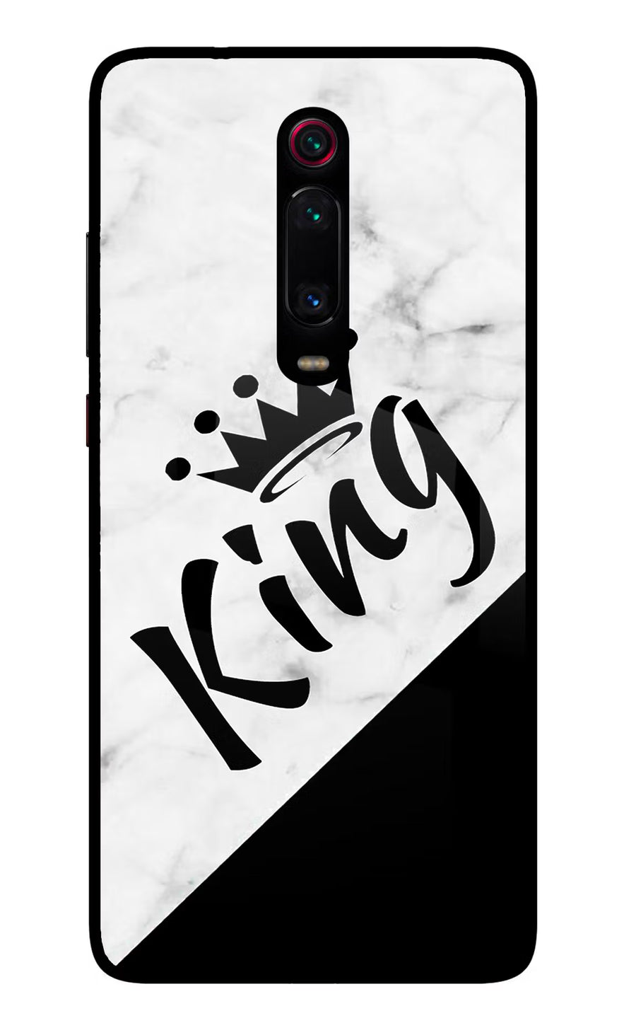King Redmi K20 Pro Back Cover, Glass case