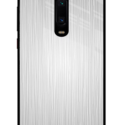 Wooden Grey Texture Redmi K20 Pro Glass Case Back Cover by Casekaro