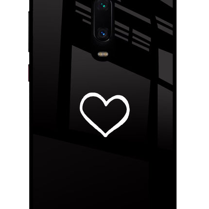 Heart Redmi K20 Pro Glass Case Back Cover by Casekaro