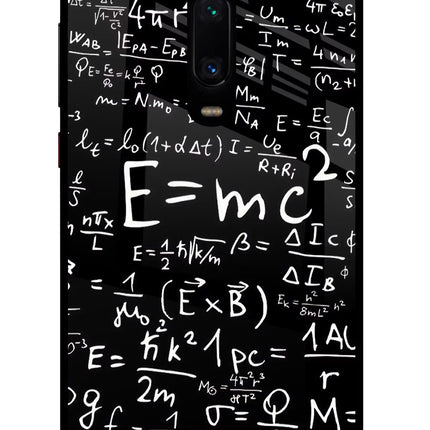 Physics Formula Redmi K20 Pro Glass Case Back Cover by Casekaro