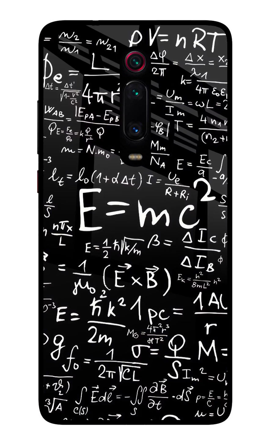 Physics Formula Redmi K20 Pro Back Cover, Glass case