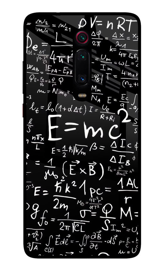 Physics Formula Redmi K20 Pro Glass Case