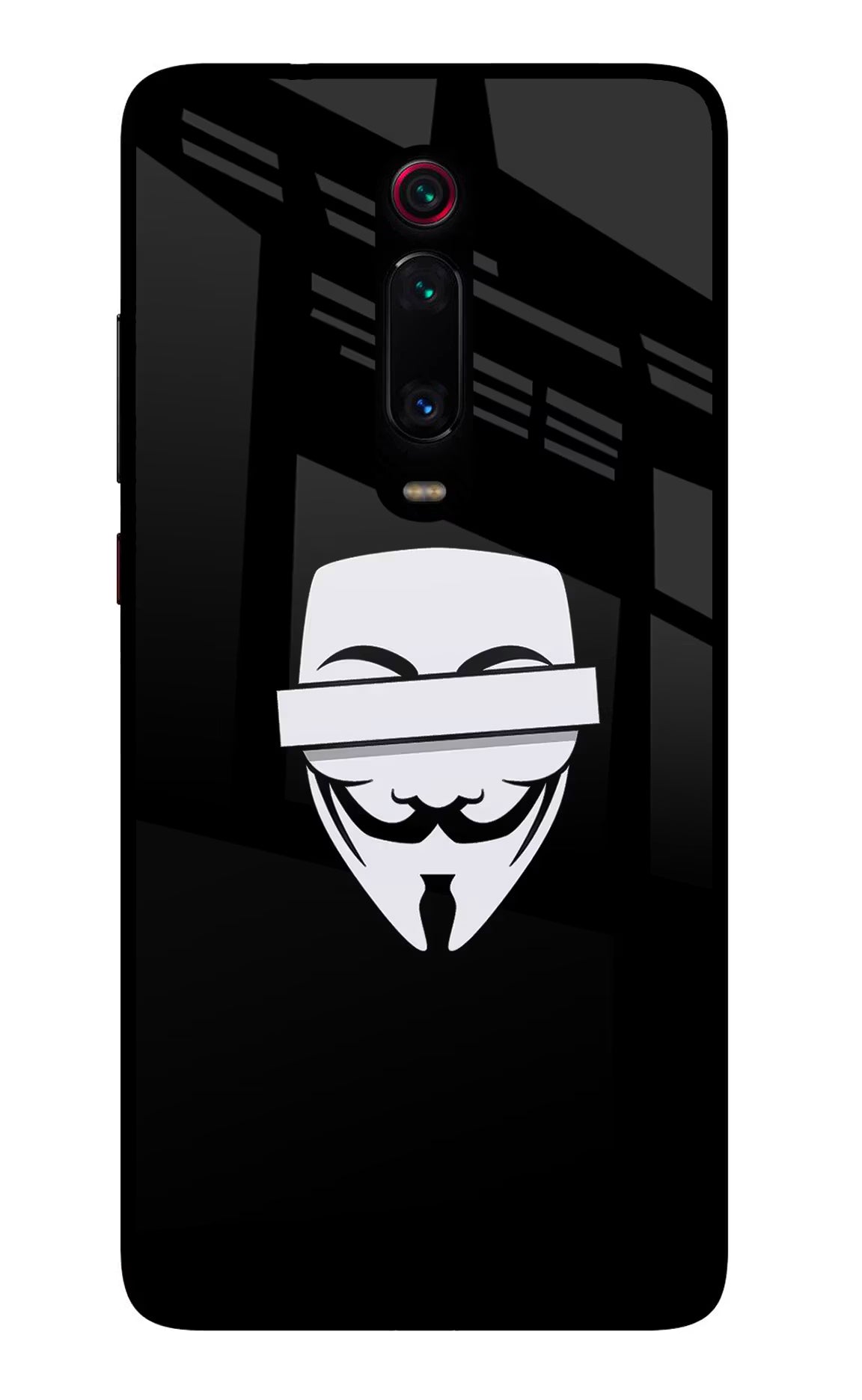 Anonymous Face Redmi K20 Pro Glass Case