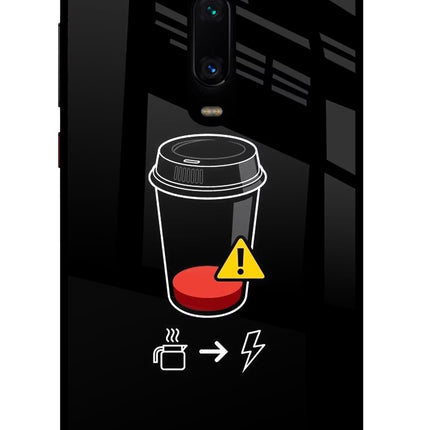 Coffee Redmi K20 Pro Glass Case Back Cover by Casekaro
