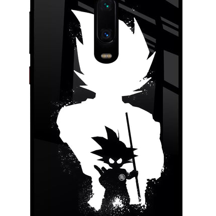 Goku Shadow Redmi K20 Pro Glass Case Back Cover by Casekaro