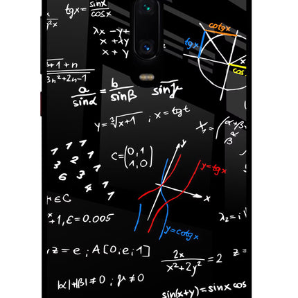 Mathematics Formula Redmi K20 Pro Glass Case Back Cover by Casekaro